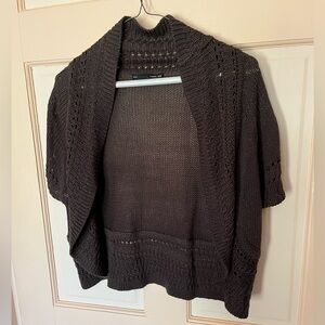 Renuar Dark Brown Knit Shrug
